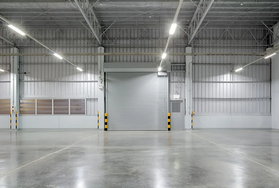 Polished concrete warehouse floor in Clarksville, TN